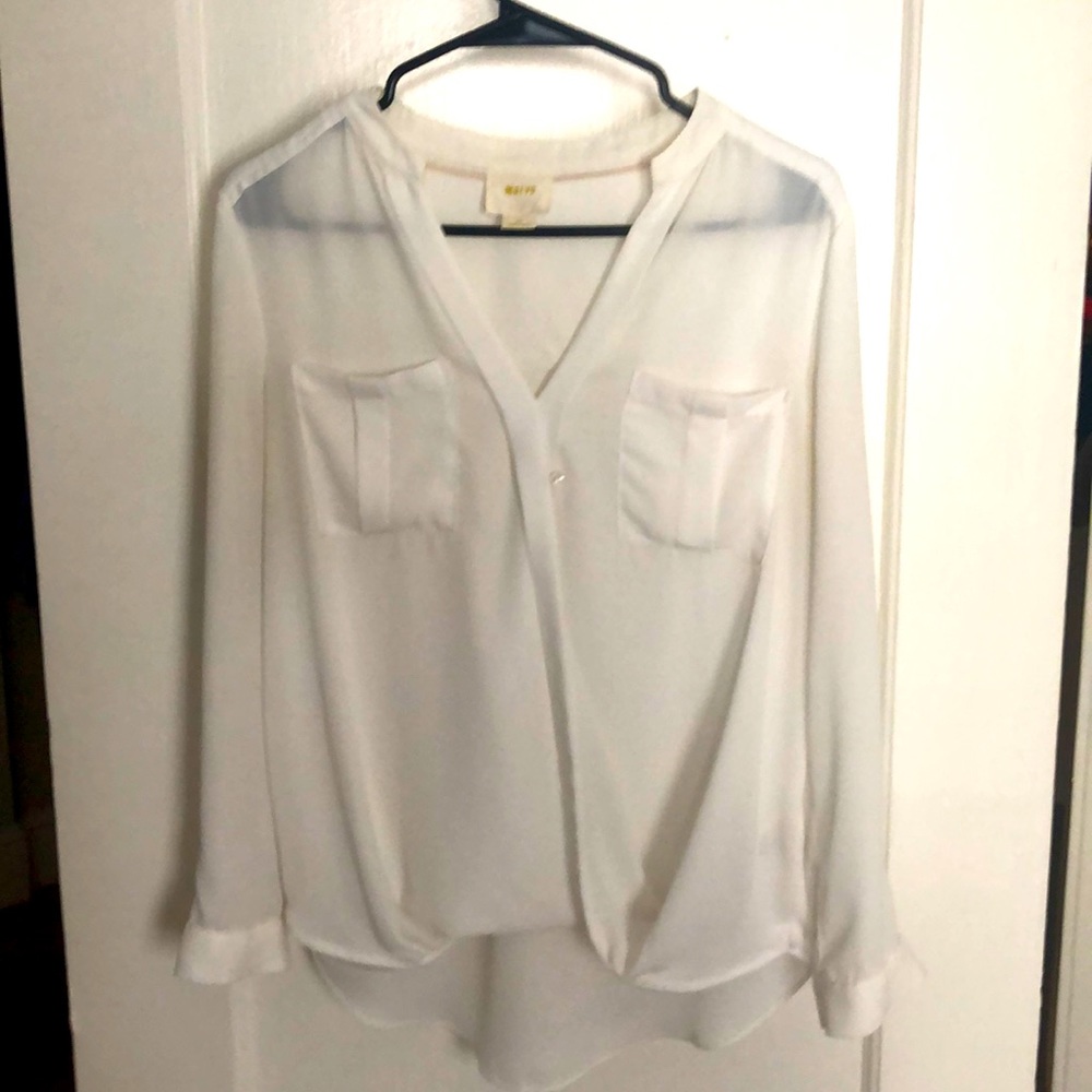 Maeve White Blouse